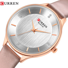 CURREN 9041 L Women Watch Luxury Charm Rhinestone Wrist Watches Ladies Analog Quartz Watch Leather Female Clock bayan kol saati